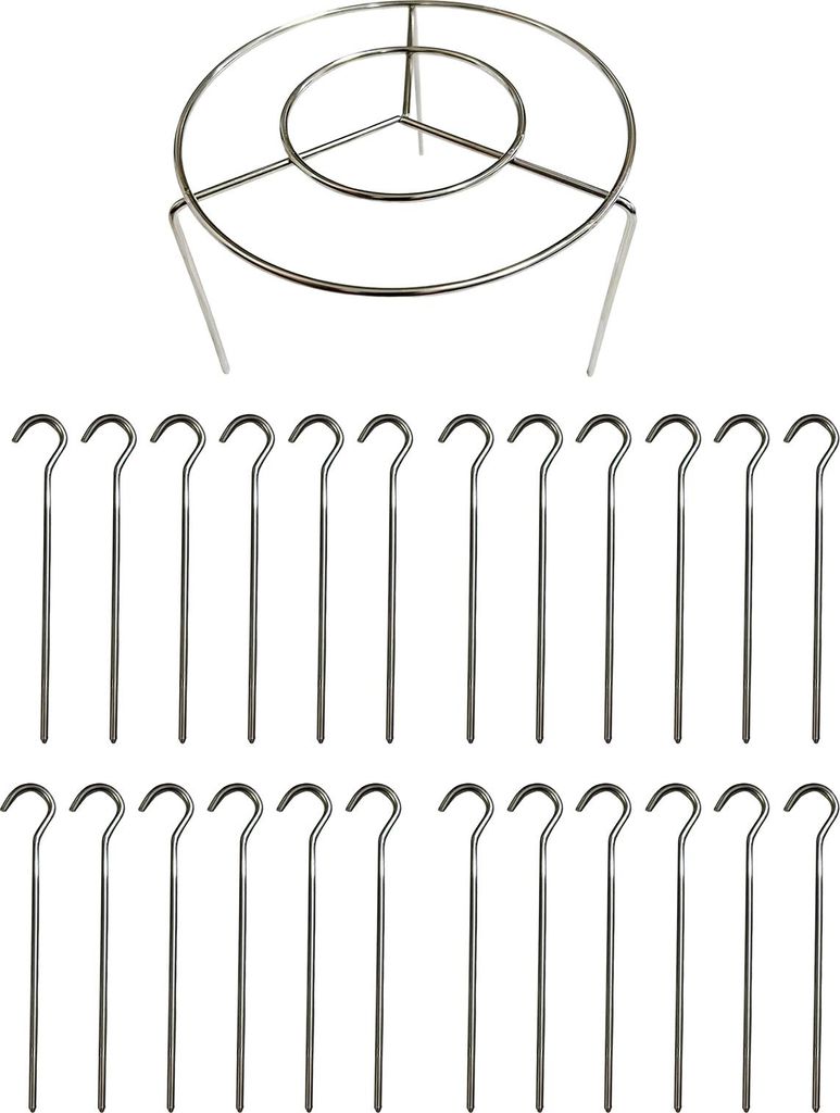 Air Fryer Spießständer, Edelstahl Vertikaler Grillhalter zum Grillen von Kabobs in der Küche zu Hause, Spieß Air Fryer Zubehör für Grillliebh...