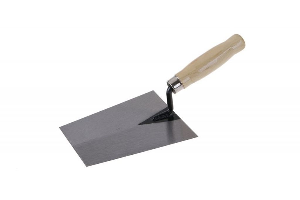 Kielnia murarska 180 x 130 mm z drewnianym uchwytem - Zdjęcie produktu 