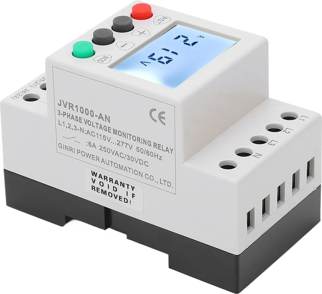 Relais de protection surtension et sous-tension triphasé réglable - 2