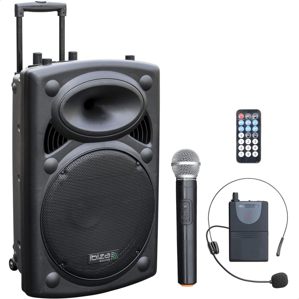 IBIZA SOUND PORT15VHF-BT Bluetooth reproduktor, 400 W RMS, Obrázek produktu 