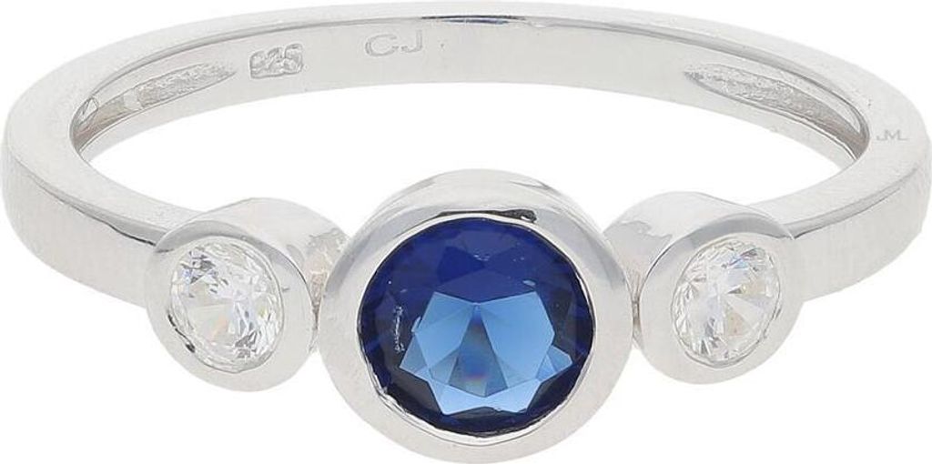 JuwelmaLux Ring Sterling Silber 925 + synth. Zirkonia JL10-07-3114