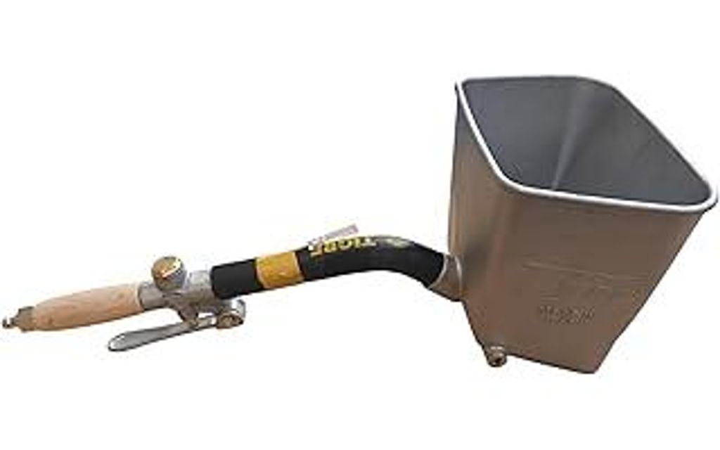 Model 2025 in ALUGUSS, Mörtelspritzmaschine, Sprühgerät für Putz, Spritzpistole für Zementmörtel, pneumatische Verputzmaschine, Putzwerfer M...