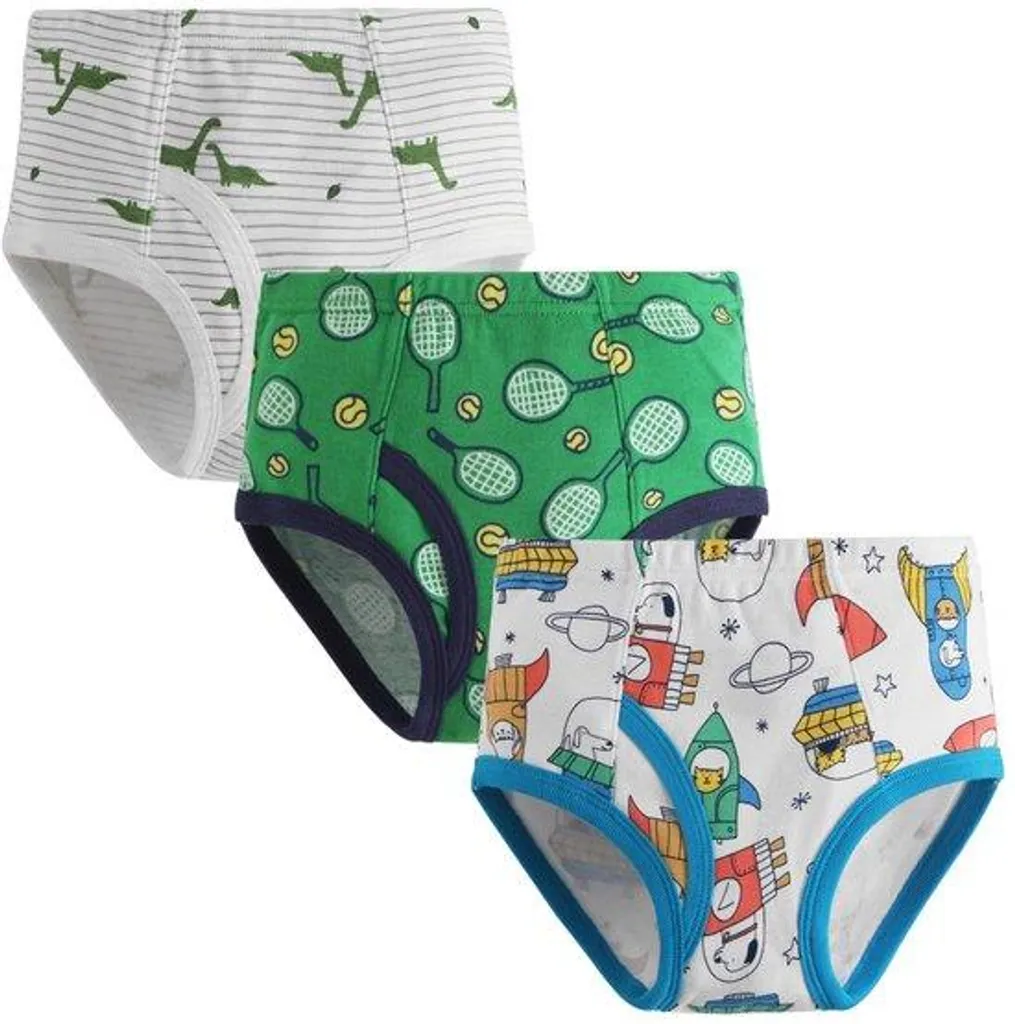 Sous-vêtements garçons coton doux et respirant lot de 3 boxers - 130