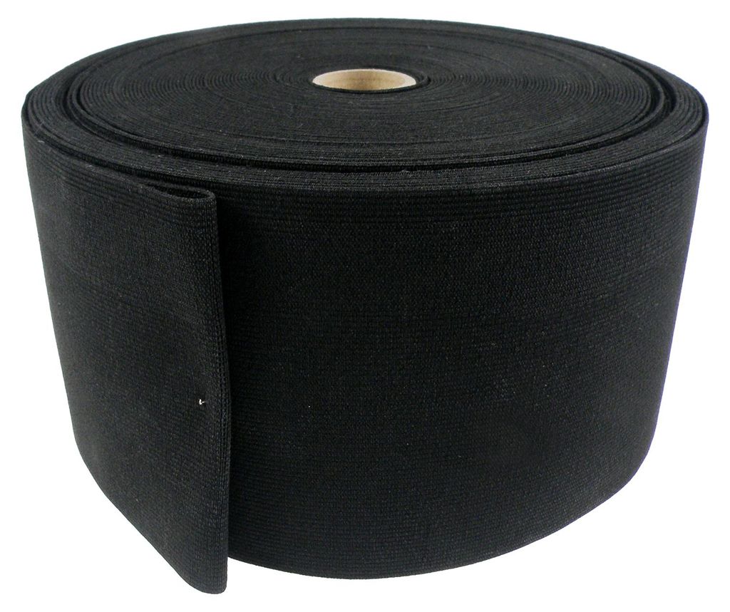 10 cm schwarz Gummiband