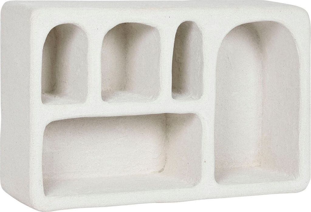 Regal Home ESPRIT Weiß Tanne Holz MDF 80 x 18 x 48 cm An der Wand montiert