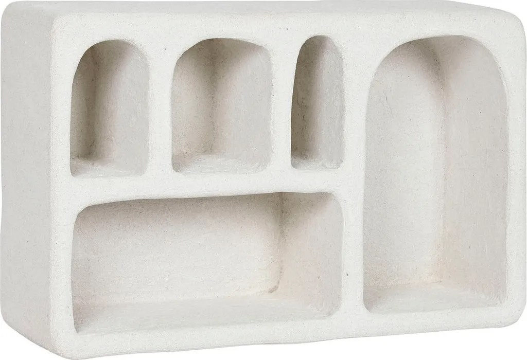 Étagère Murale Home ESPRIT Blanc Sapin et Bois MDF 80 x 18 x 48 cm