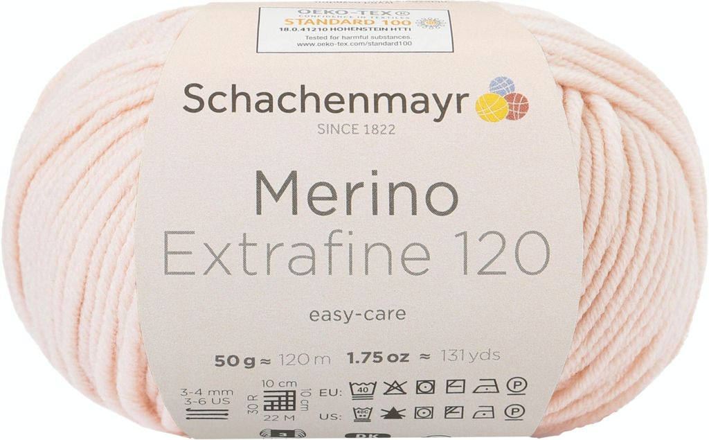 Schachenmayr Merino Extrafine 120, 50g Teint Produktbild 