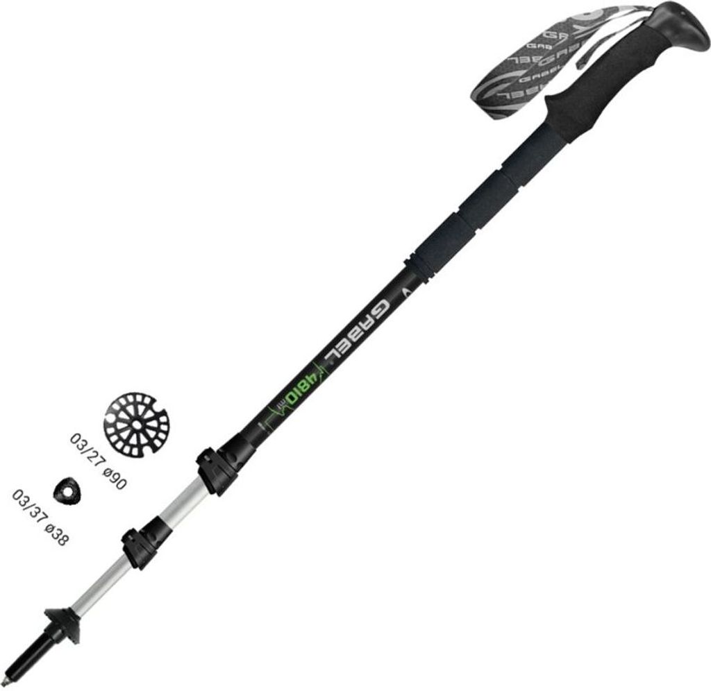 Gabel Mont Blanc Tour Lite Stöcke Silber 66-144 cm Herren,Damen Silber 66-144 cm