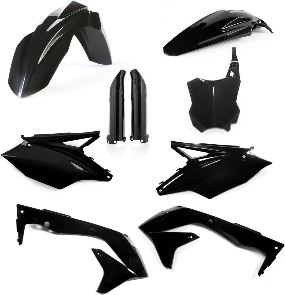 ACERBIS Verkleidungskit 9 Teile Schwarz für KAWASAKI KX 450 F