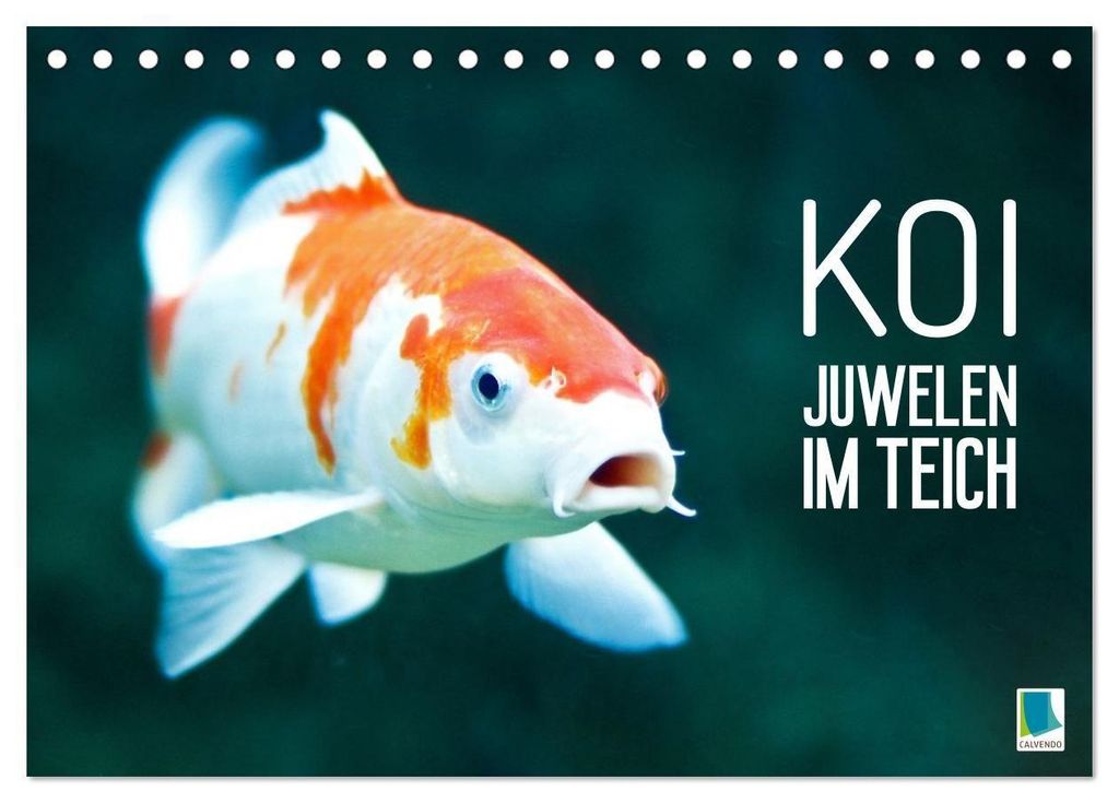 Koi: Juwelen im Teich (Tischkalender 2027 DIN A5 quer), CALVENDO Monatskalender