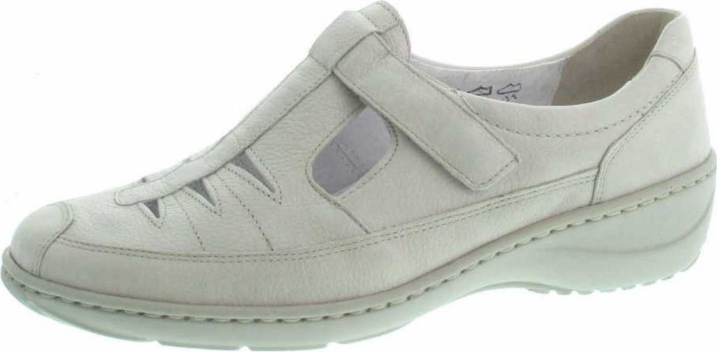 Waldläufer Kya - Halbschuh Klett, Pigalle (Glattleder), platin (beige), Weite K 607501-172-120 38 1/2