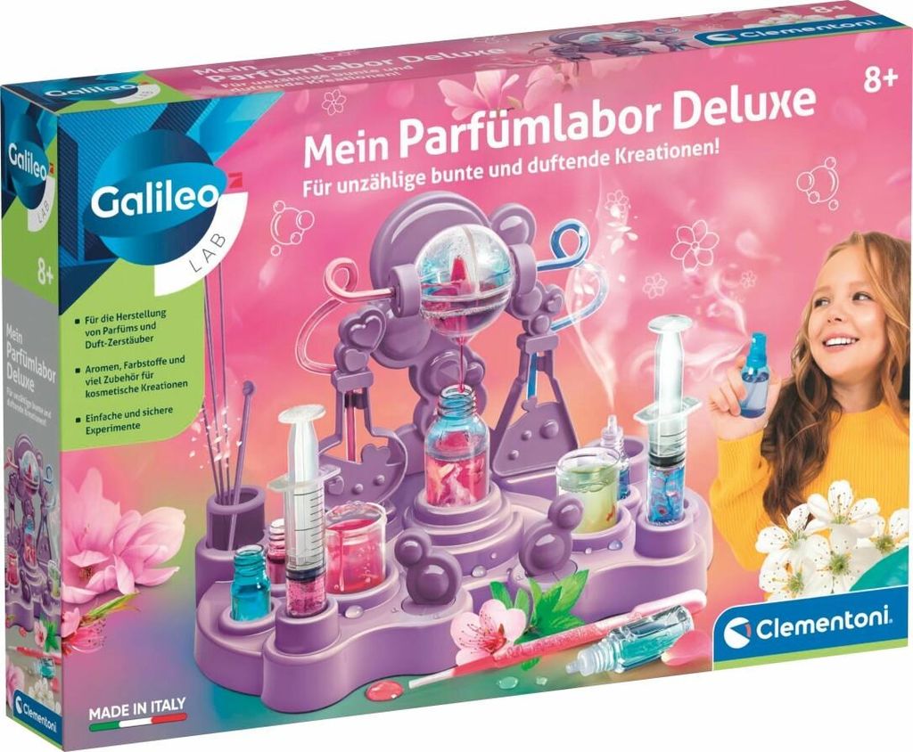 Clementoni Galileo Mein Parfümlabor Deluxe Produktbild 
