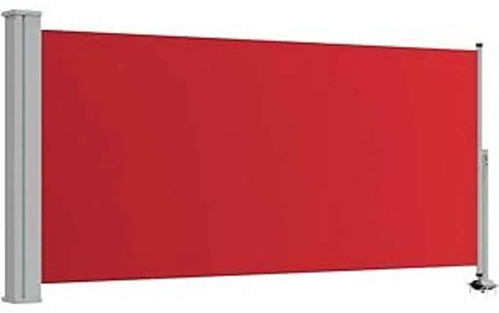 Tenda Laterale vidaXL 120x300 Rosso: Privacy e Protezione Vento Terrazza