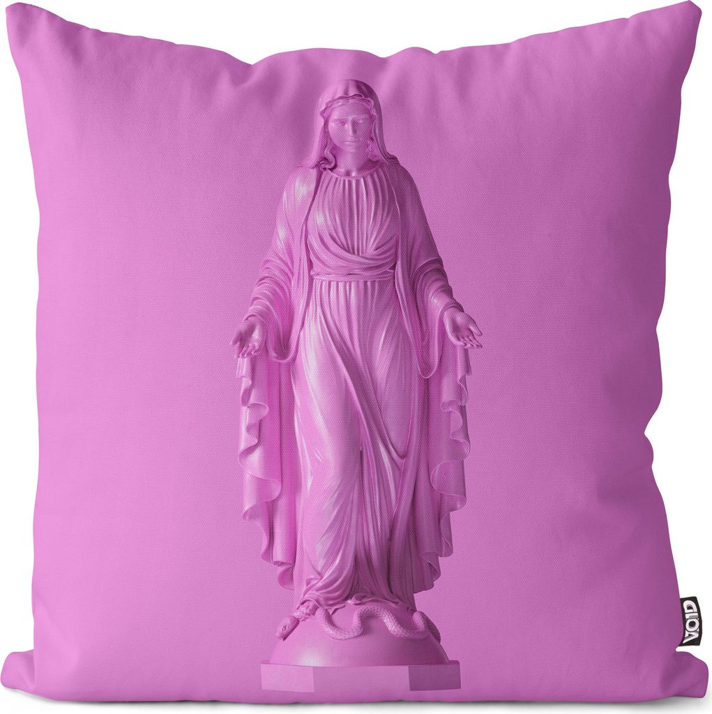 VOID Jungfrau Maria Kirche Religion Pink Kissenbezug Kissenhülle sofa couch wohnzimmer dekoration wasserfest Outdoor Garten Kissen bezug deko