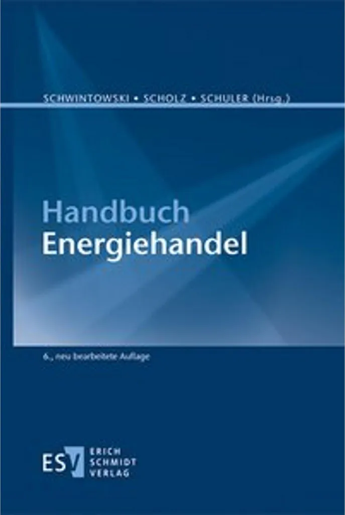 Manuel Handbuch Energiehandel sur le trading d'énergie de gros