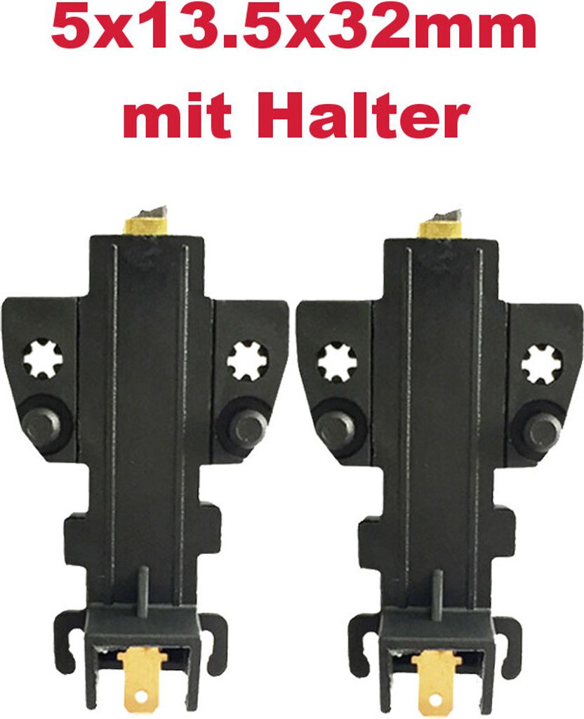 2x Kohlebürsten Motorkohlen 5x13,5x32mm für CESET-Motoren für Balay T822507 T8225R01 T822901 T822907 T822908 T822915 T823101 T823107 T823113 T82...