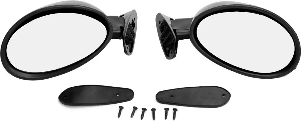Miroirs Rétroviseurs Noirs pour Voiture de Collection - Style Vintage