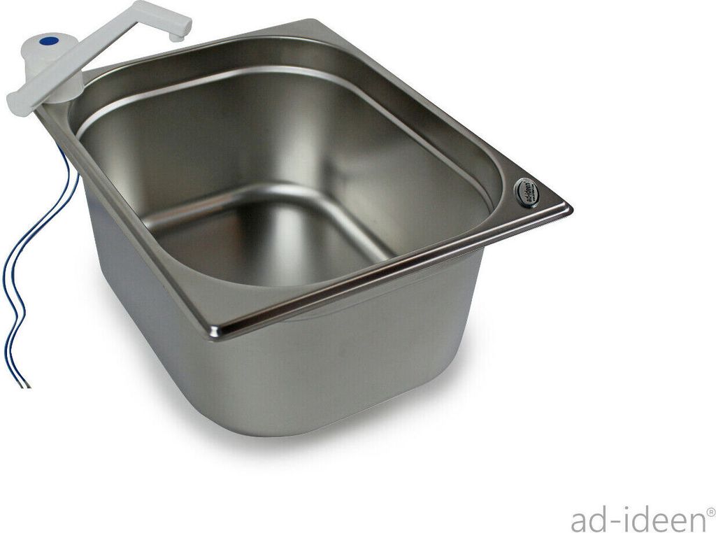 Edelstahl Spülbecken Camping Spüle + Ablauf 325x265x150 Wasserhahn T3 T4 T5 T6