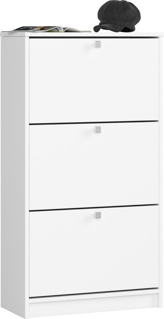 Schuhkommode – Schuhschrank – Flur Schuhkommode – Weiß – 60 cm – Stilvolle Lösung für Ihre Schuhe