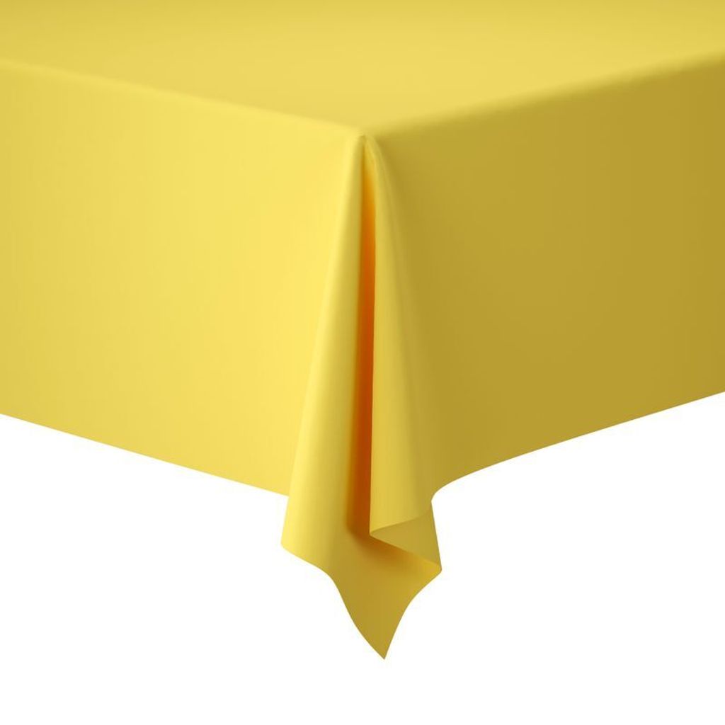 Duni Dunicel Tischdecke Tischdeckenrolle, Gelb, 1,18m x 40m