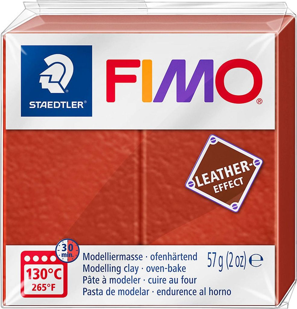 STAEDTLER Modelliermasse Fimo Leder effect rost Image du produit 