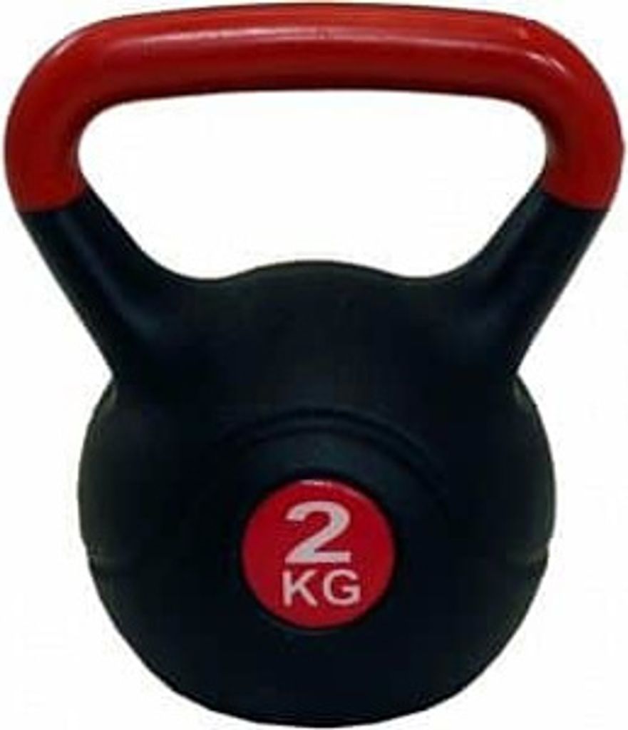 Kettlebell Kurzhantel Vinyl Gewichte SPARTAN 2 kg Produktbild 