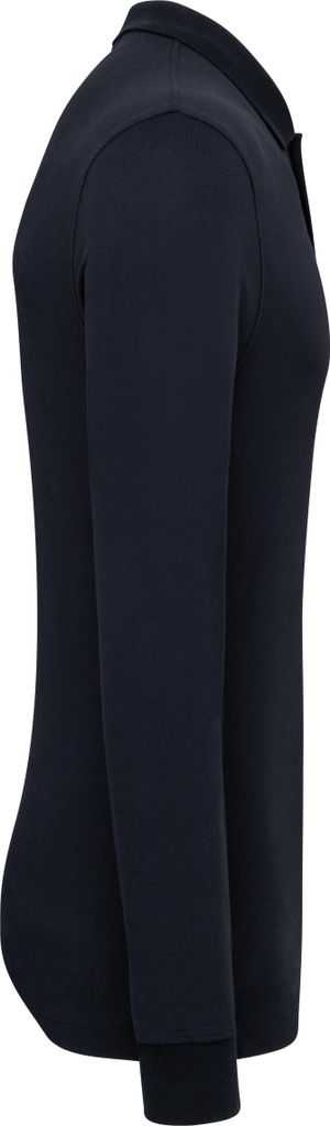 Kariban Herren Piqué-Polohemd lange Ärmel Bio-180