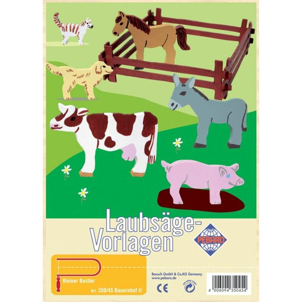 Pebaro Laubsägevorlage Bauernhof II