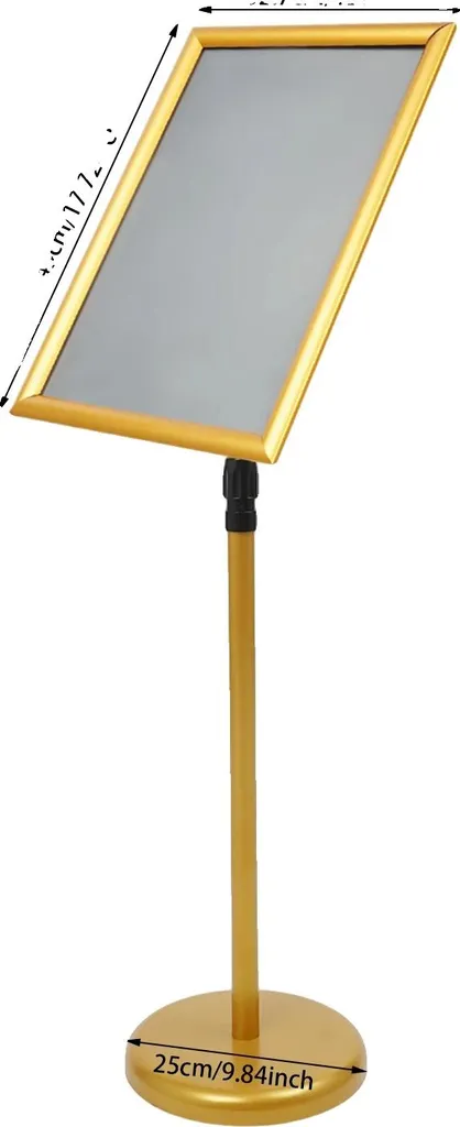 Offerta Stand Espositivo Oro Regolabile: Espositore Showroom Prezzo