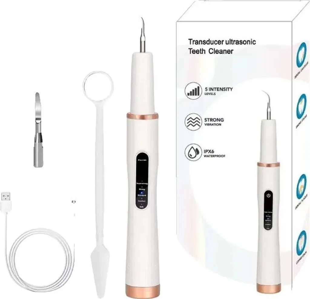 Rimuovi tartaro, pulizia ad ultrasuoni, adatto per cani e gatti, bianco-normale