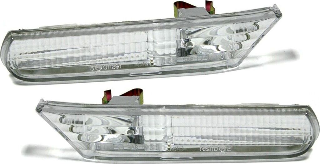 2 indicatori laterali cromati bianchi per Porsche Boxster Immagine del prodotto 