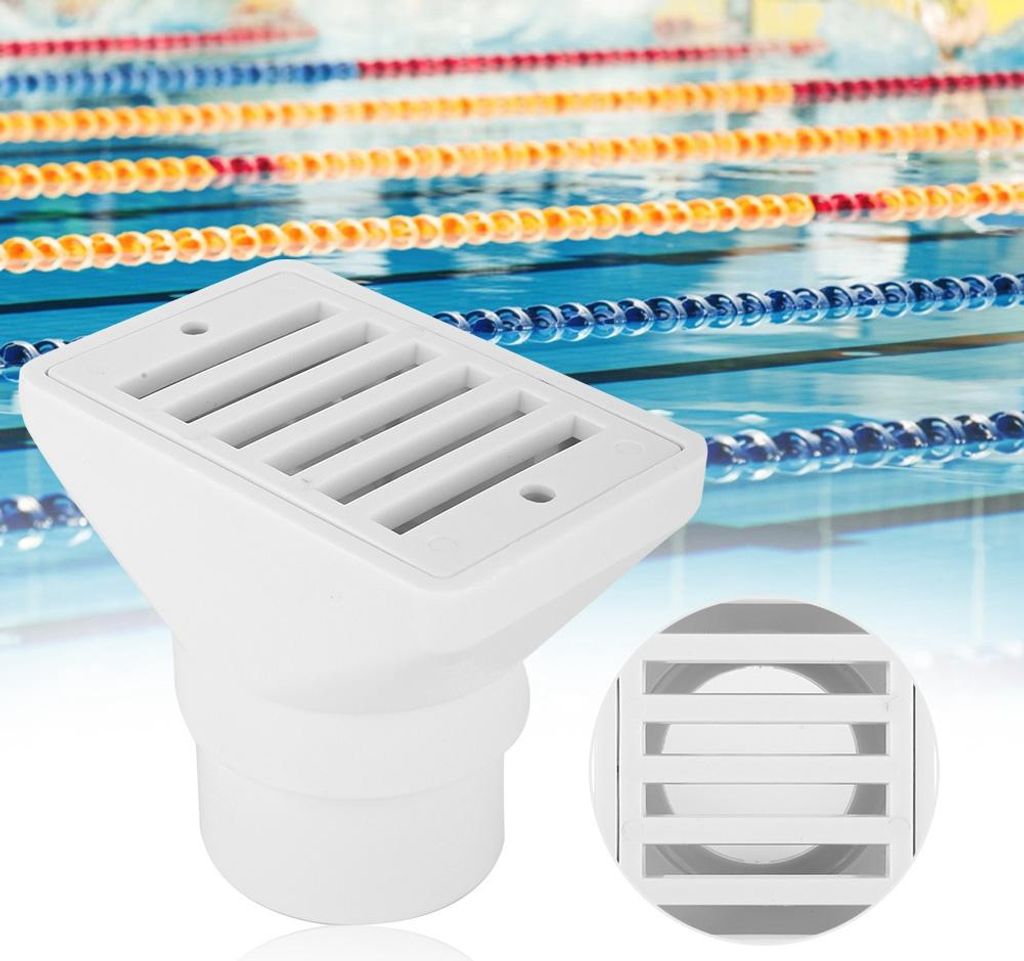Kunststoff-Schwimmbecken-Überlauf-Auslass-Ablauf-Pool-Ablass-Zubehör