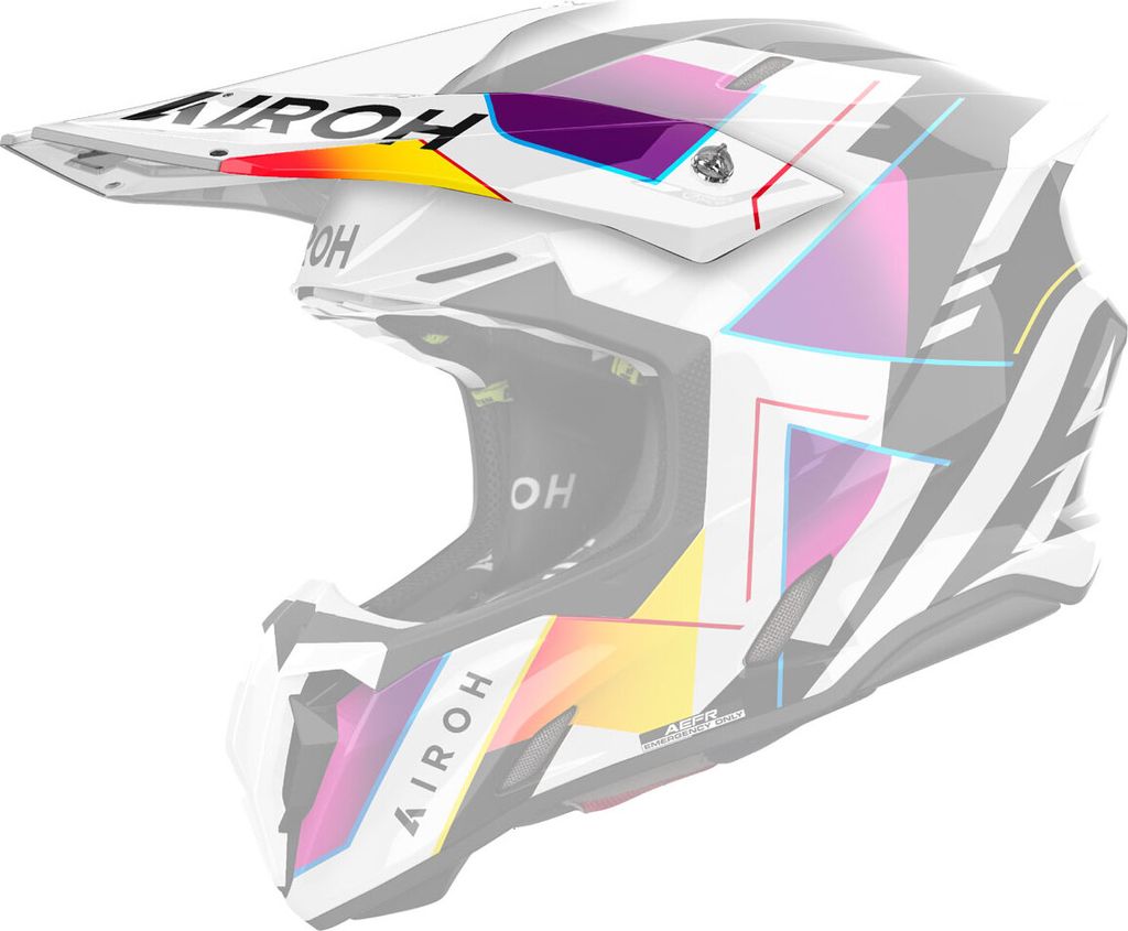Écran frontal du casque Airoh Twist 3 Rainbow Image du produit 