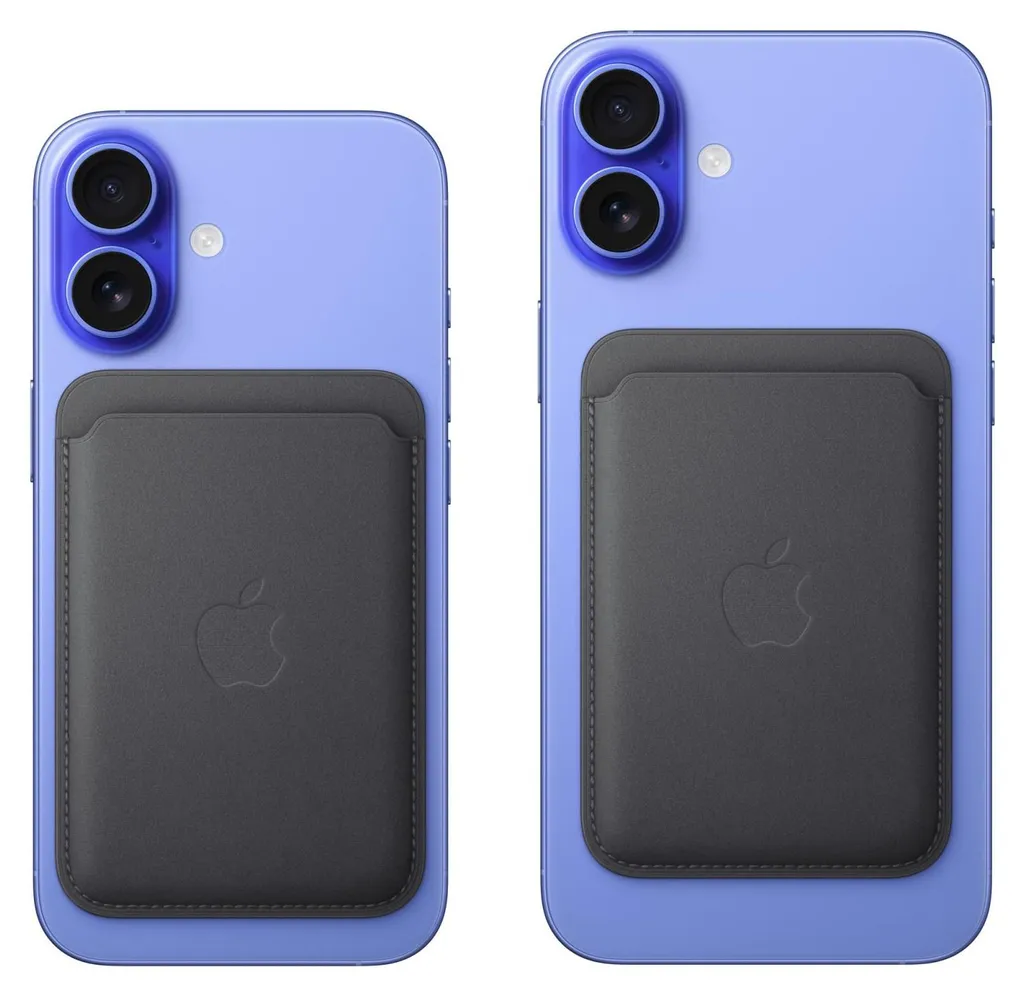 Porte-carte iPhone MagSafe bleu, idéal pour voyager léger et stylé