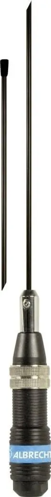 Antenne CB Racer 90 performante raccord M6 inox pour calandre camion