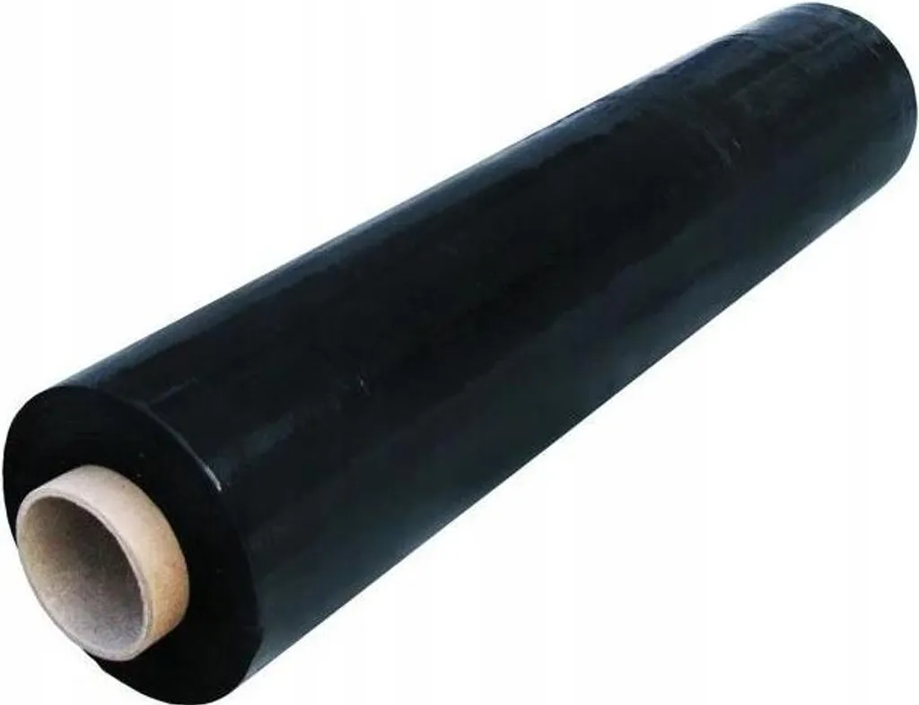 Rouleau de film étirable XL noir 2,5 kg épaisseur renforcée anti-déchirure