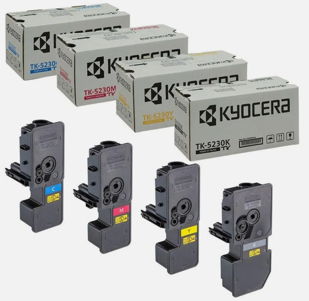 Évitez les pannes : Toner Kyocera TK-5230 d'origine - Pack complet