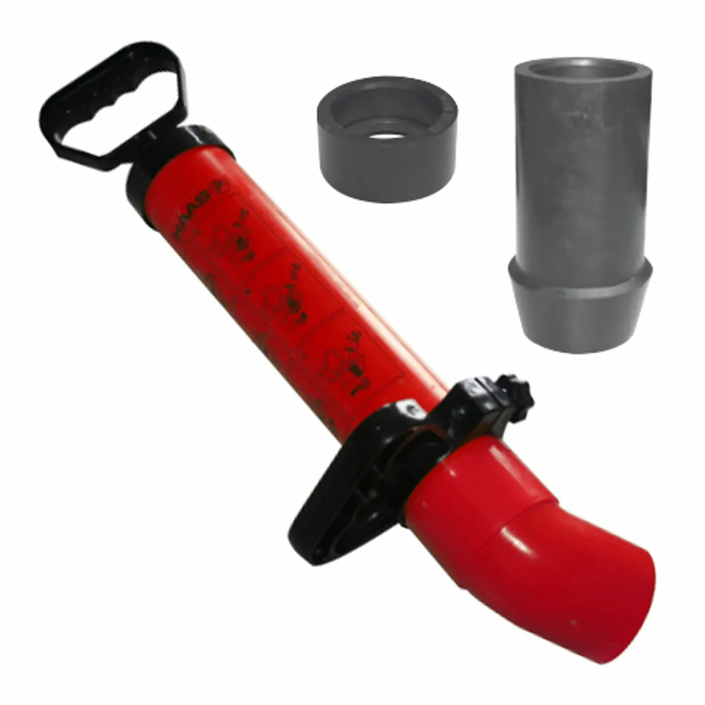 Pompe Haas Lucky contre Bouchons de Plomberie avec Adaptateurs Universels