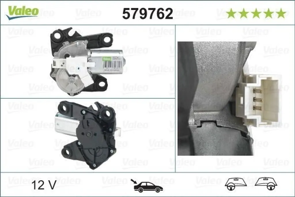 Moteur essuie-glace pour Peugeot 207 SW - Réparation vitre arrière