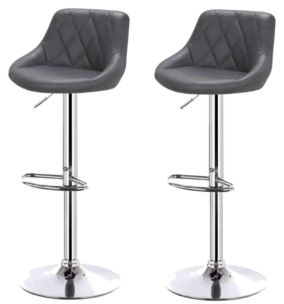 INLEA Barhocker, 2er-Set BELLO – anthrazit Produktbild 
