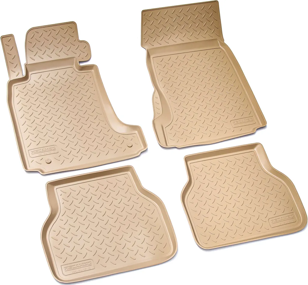 Set Tappetini 3D Beige BMW E39 95-04: Eleganza e Protezione Gomma