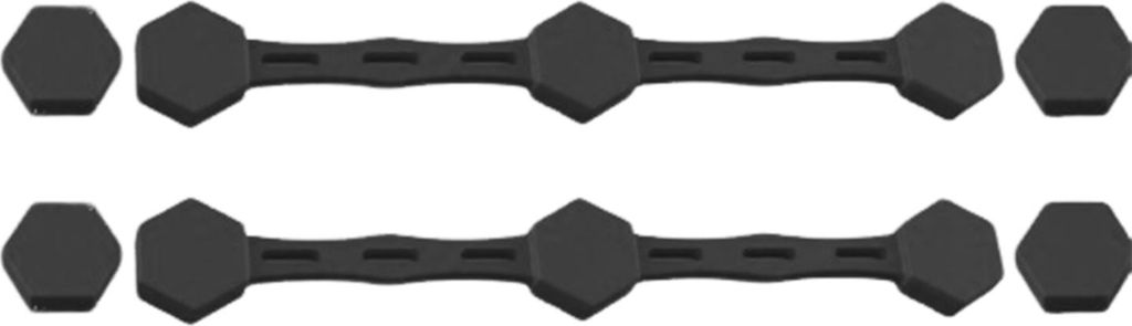 Silikonschnalle für die Heißluftfritteuse, für Pergamentpapier, feste Verriegelung, hitzebeständige Einlagen-Clips, magnetischer Halter für di...