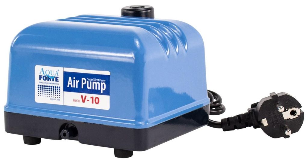 Aquaforte Teich Luftpumpe V-10 600 L/h Aluminiumgehäuse Produktbild 