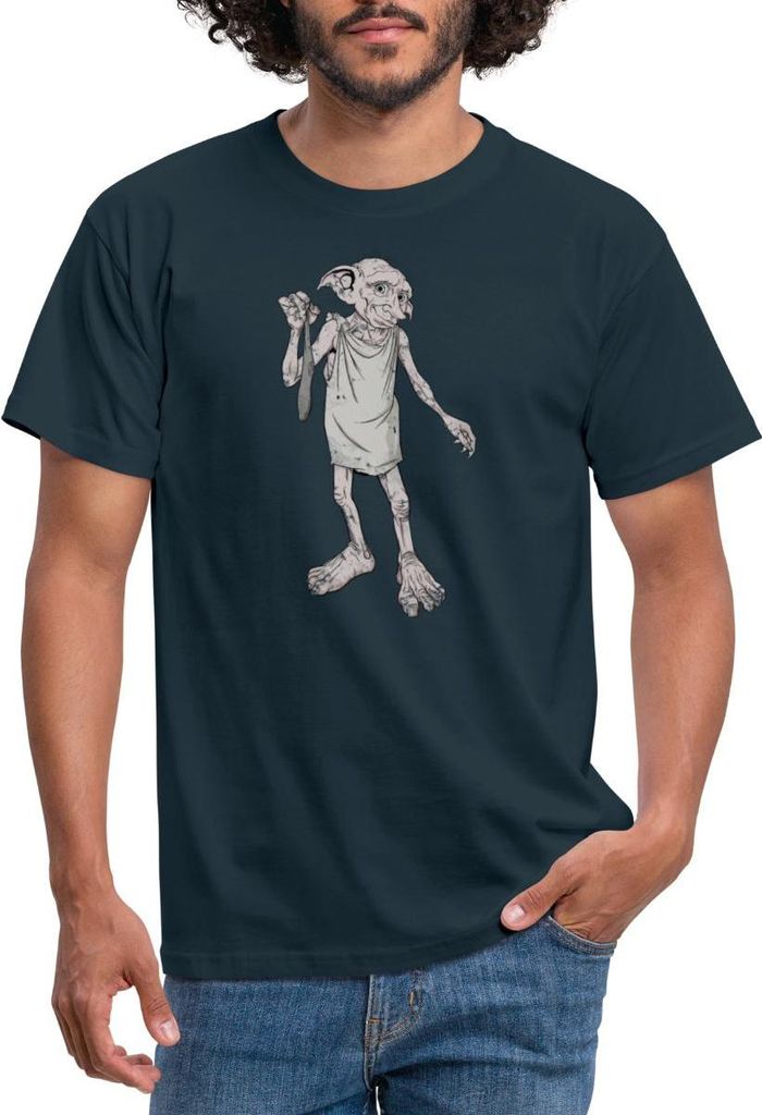Spreadshirt Harry Potter Dobbys Geschenk Männer T-Shirt, L, Navy