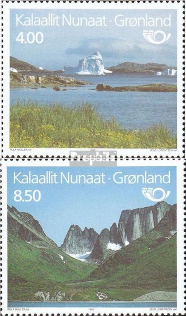 Briefmarken Dänemark - Grönland 1995 Mi 260-261 (kompl.Ausg.) postfrisch NORDEN