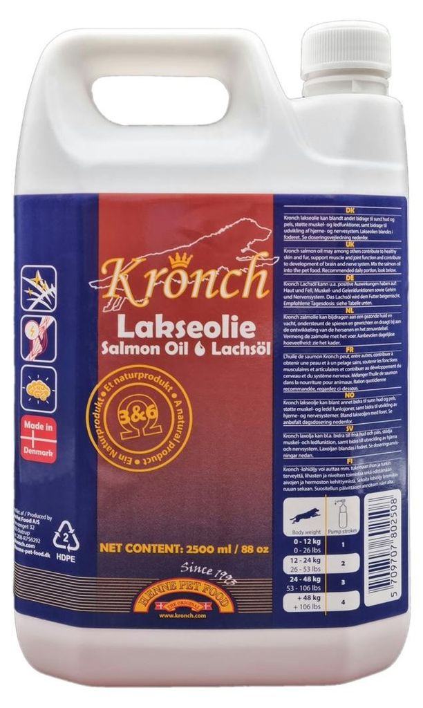 Henne Pet Food - Kronch Lachsöl 2500ml Produktbild 