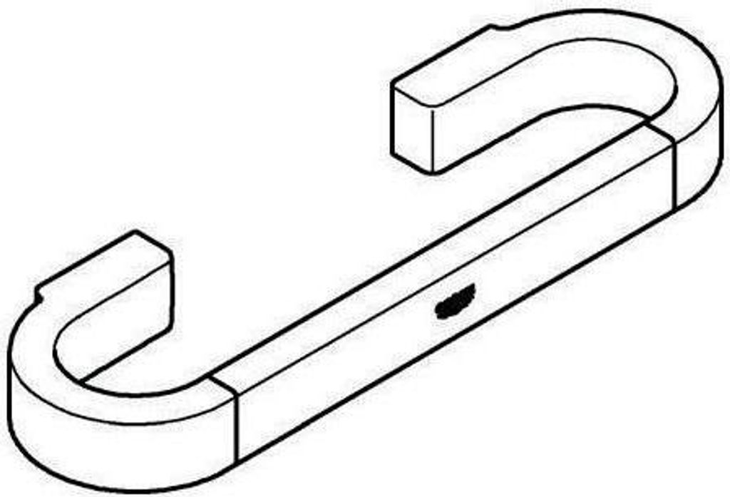 GROHE 41064BE0 Wannengriff Selection 41064 300mm nickel