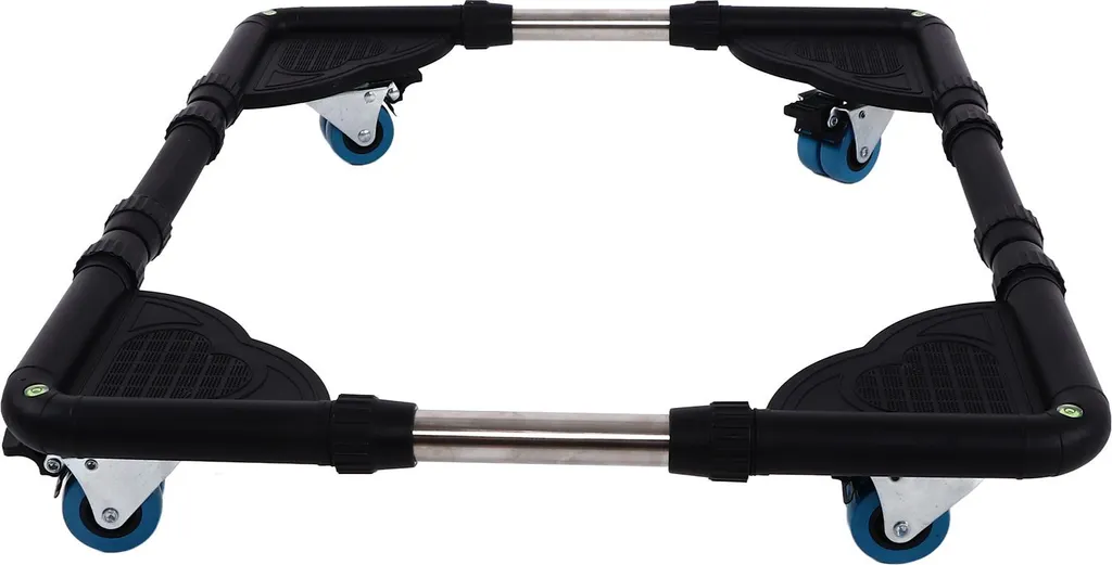 Support pour lave-linge extensible et chariot de transport réglable