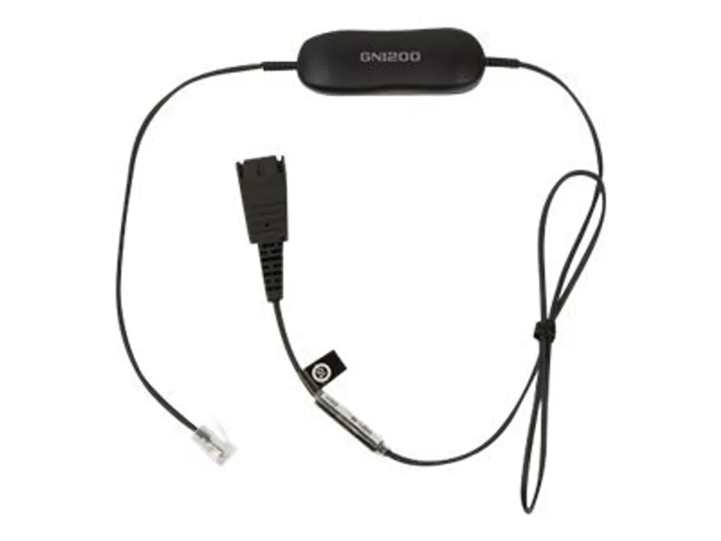 Jabra GN1216 Câble de Connexion RJ-9 vers Quick Disconnect pour Casque