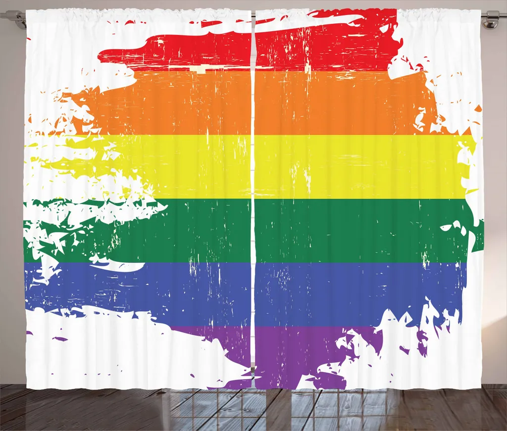 Tenda Design LGBT ABAKUHAUS 280x245 | Tessuto Satinato Arcobaleno